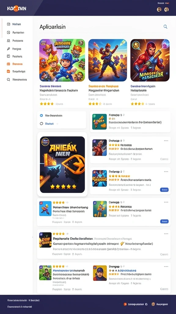 Tampilan grafis yang menarik dalam game.