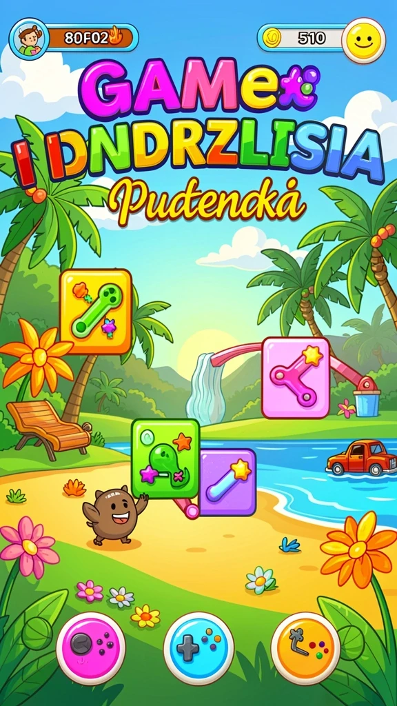 Screenshot menunjukkan tampilan antarmuka permainan yang menarik.