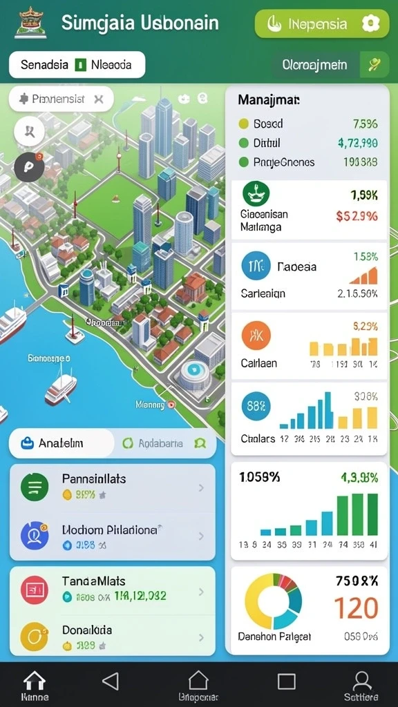 Karakter-karakter unik yang interaktif dan menawan.