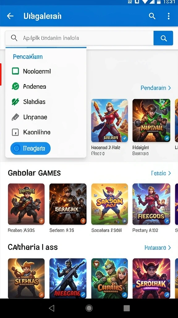 Tampilan antarmuka yang user-friendly dan menarik.