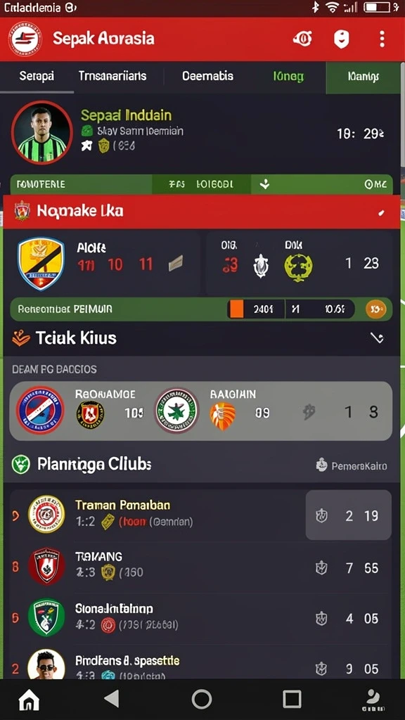 Tampilan utama aplikasi dengan navigasi yang mudah.