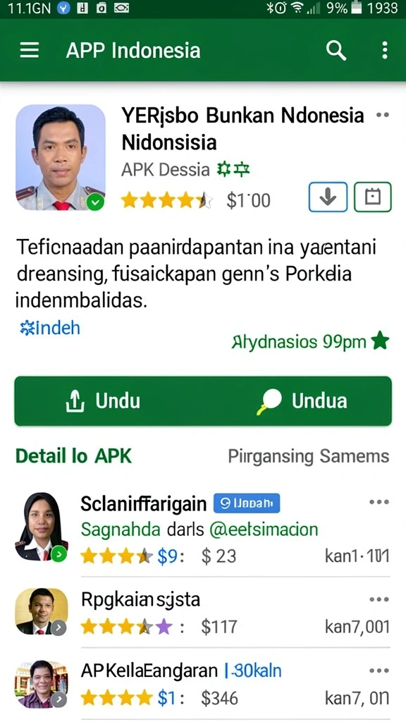 Tangkapan layar memperlihatkan fitur upgrade karakter yang menarik.