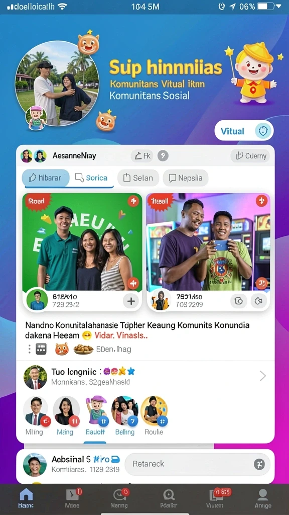 Tampilan antarmuka pengguna yang menarik dan intuitif.