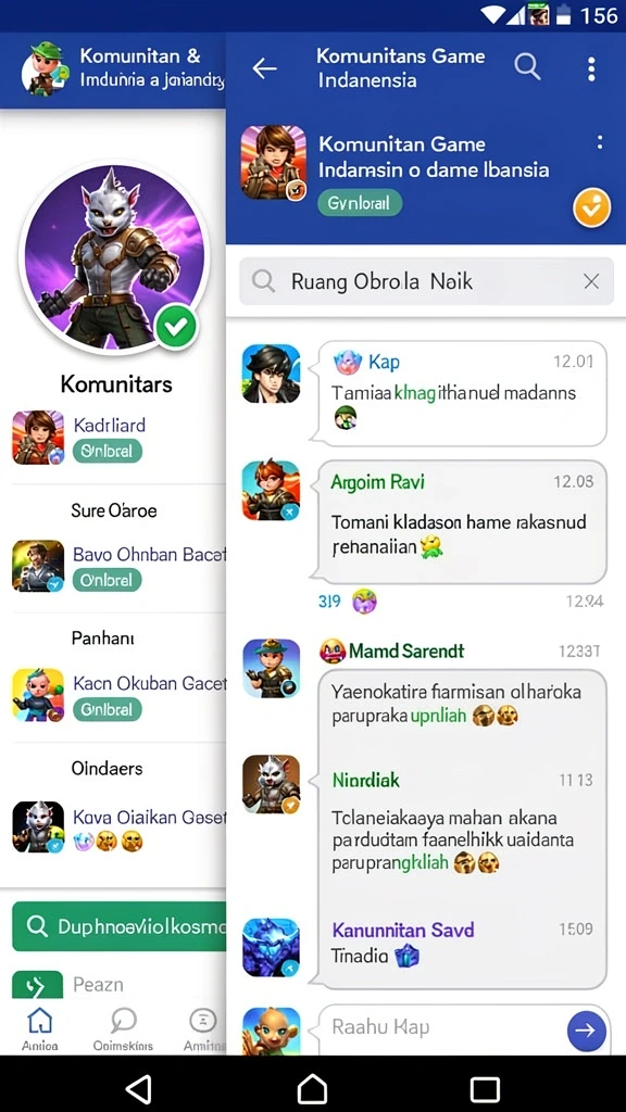 Tampilan menarik dengan grafis menawan.