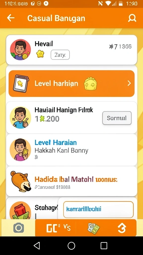 Ilustrasi dari salah satu permainan yang seru.