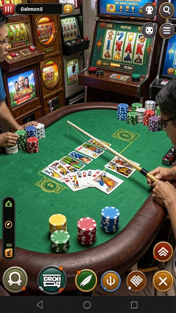 Berinteraksi dengan NPC untuk misi penting.