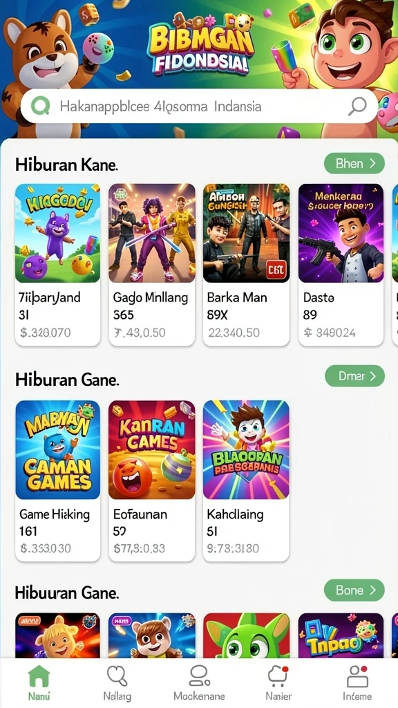 Tampilan antarmuka yang menarik dan mudah digunakan.