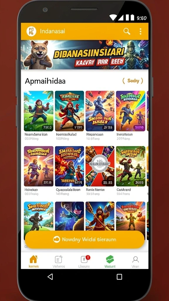 Beragam permainan menunggu Anda untuk dimainkan.