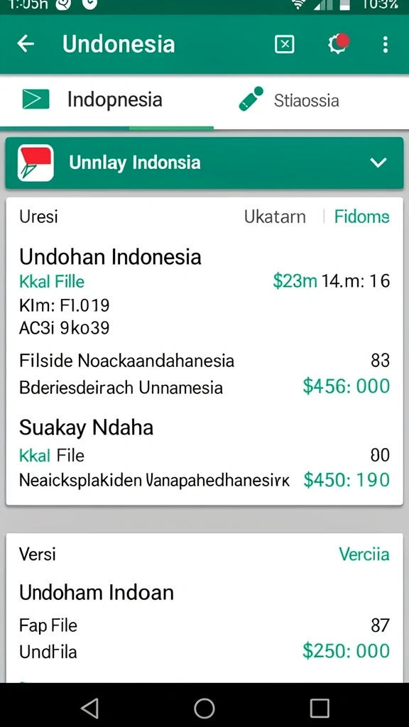 Tampilan antarmuka yang intuitif dan menarik.