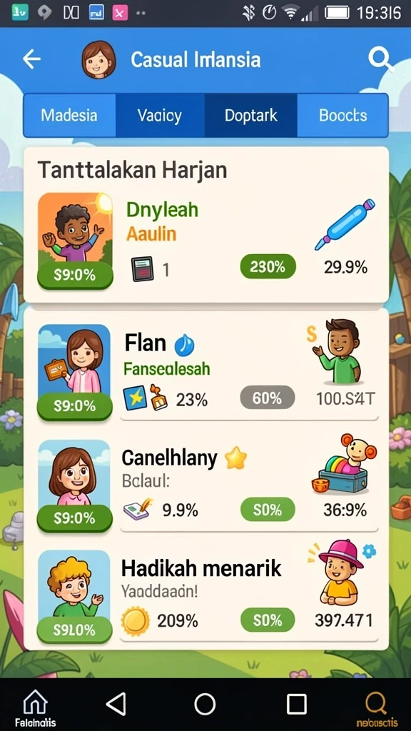 Tampilan antarmuka yang user-friendly dan menarik.