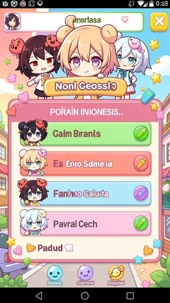 Tampilan antarmuka pengguna yang menarik dan modern.