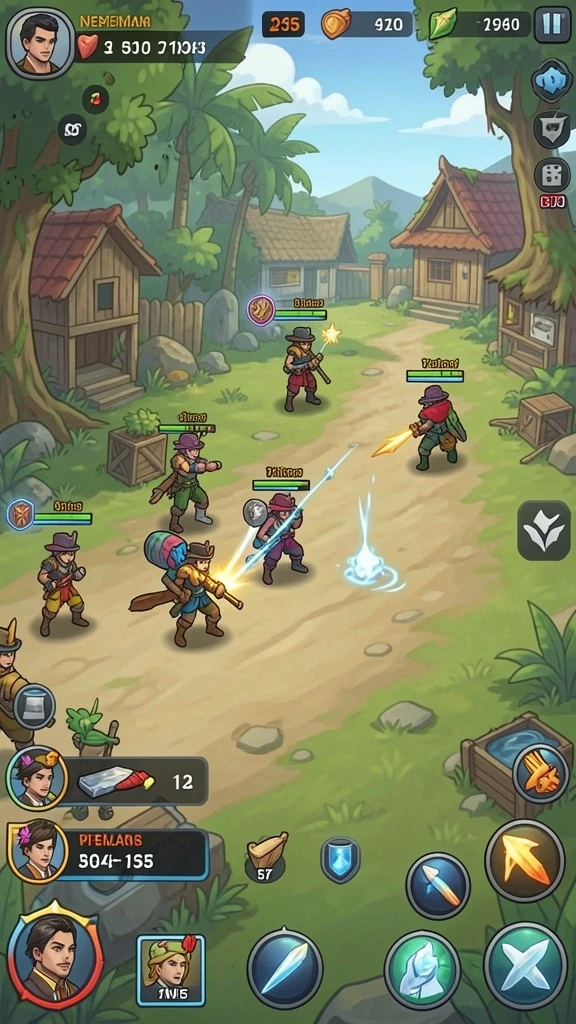 Gambaran layar permainan slot dengan tema luar angkasa.