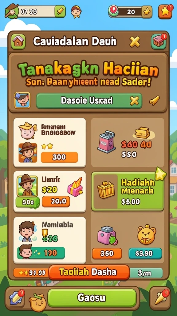 Karakter unik dengan kemampuan berbeda.