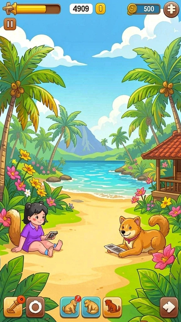 Karakter utama siap menghadapi tantangan baru.
