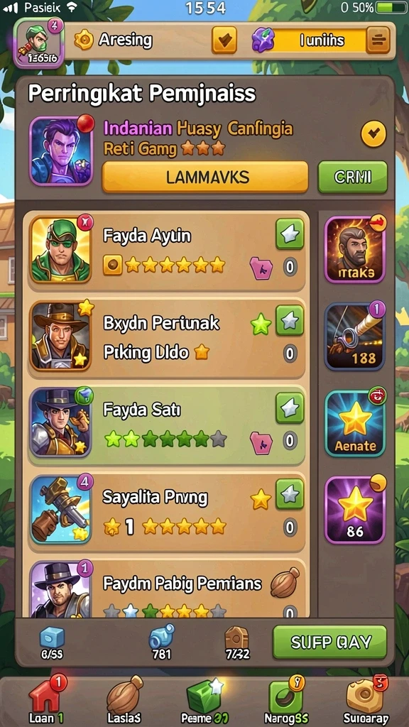 Tampilan awal game PRG007 yang menarik.