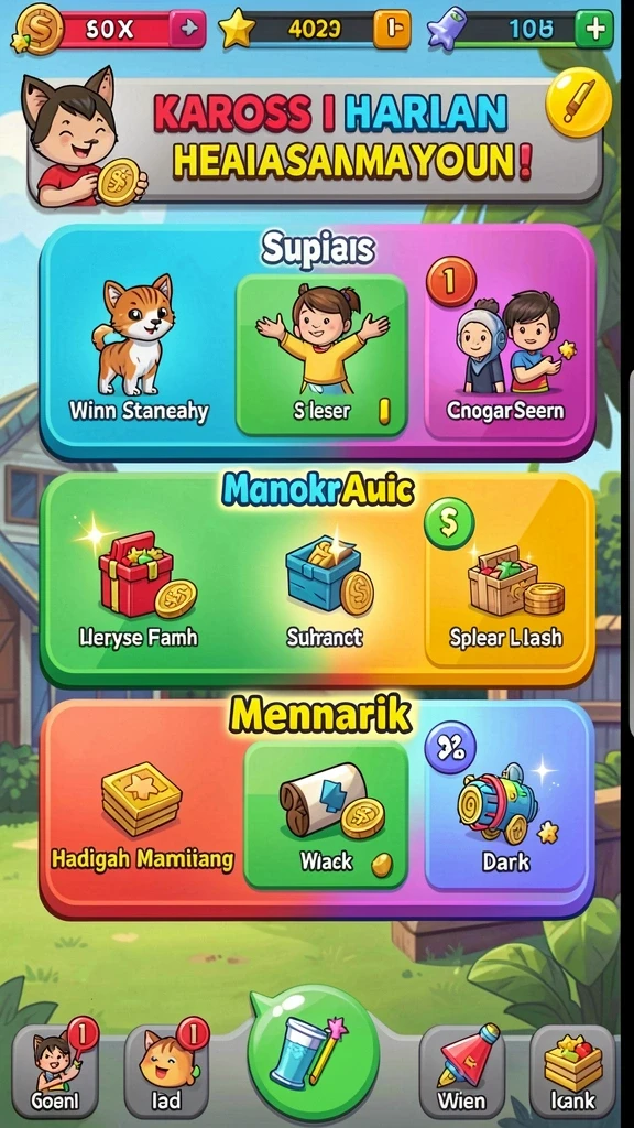 Tampilan antarmuka yang menarik dan mudah digunakan.