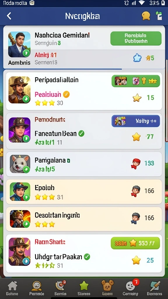 Tampilan antarmuka yang ramah pengguna.