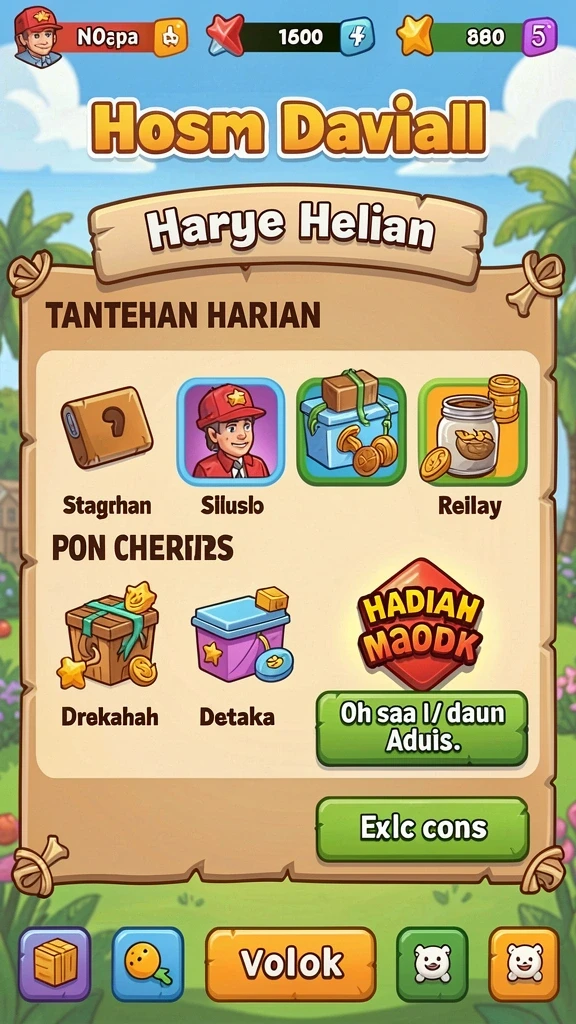Karakter unik yang dapat kamu mainkan.