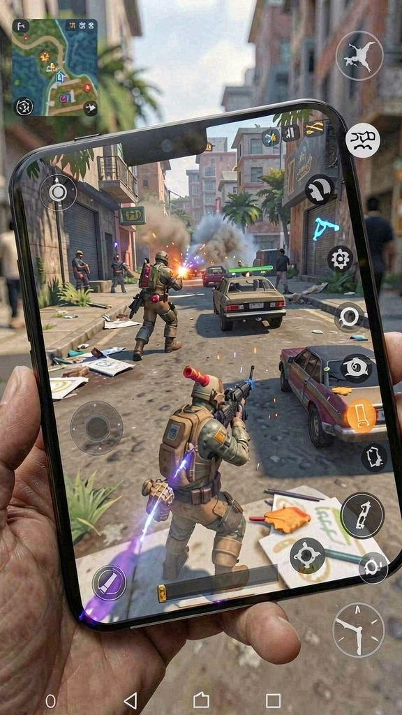 Tangkapan layar menampilkan mode multiplayer dengan pemain lain.