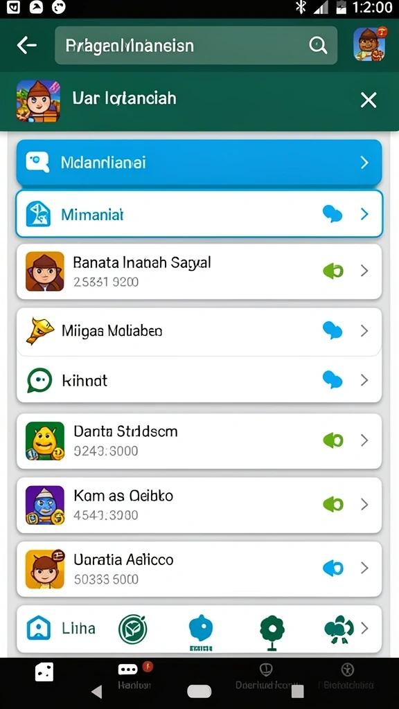 Tampilan antarmuka yang intuitif dan menarik.