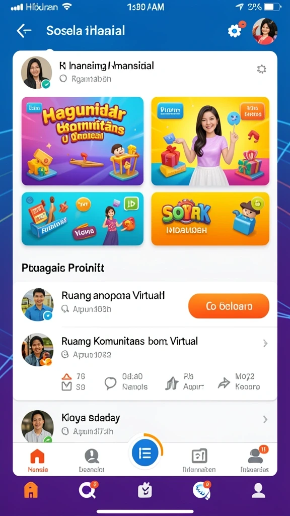 Kompetisi antar teman menambah keseruan bermain.