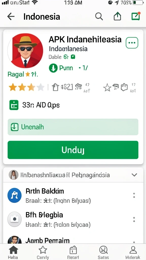 Fitur chat untuk berkomunikasi dengan pemain lain.
