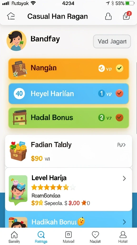 Lihat leaderboard dan persaingan dengan teman.